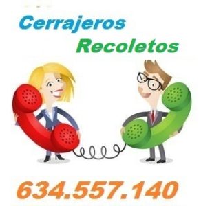 Telefono de la empresa cerrajeros Recoletos